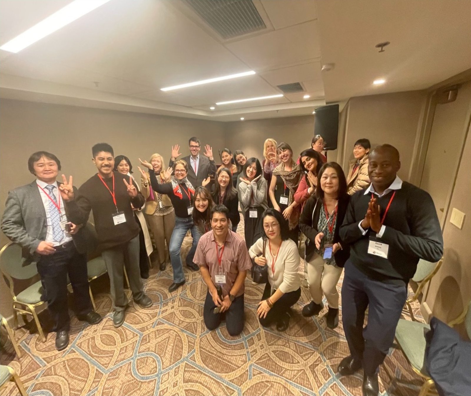 Nikolai Afanasev leading an engaging workshop group session